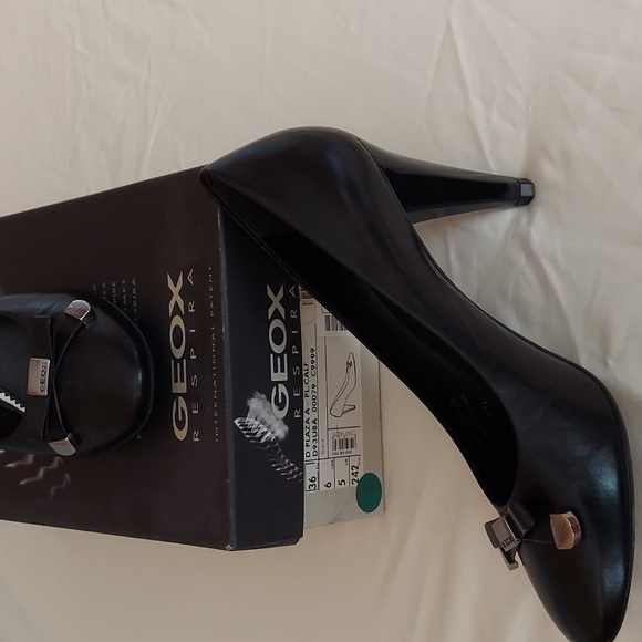 Geox Respira black heels made in Italy - Picture 3 of 5